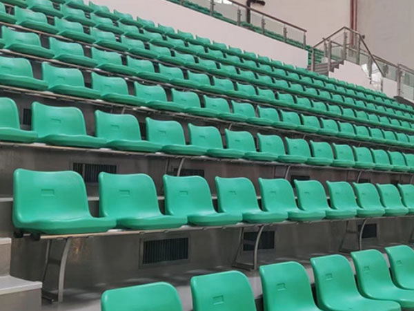 Fixed bleacher seats